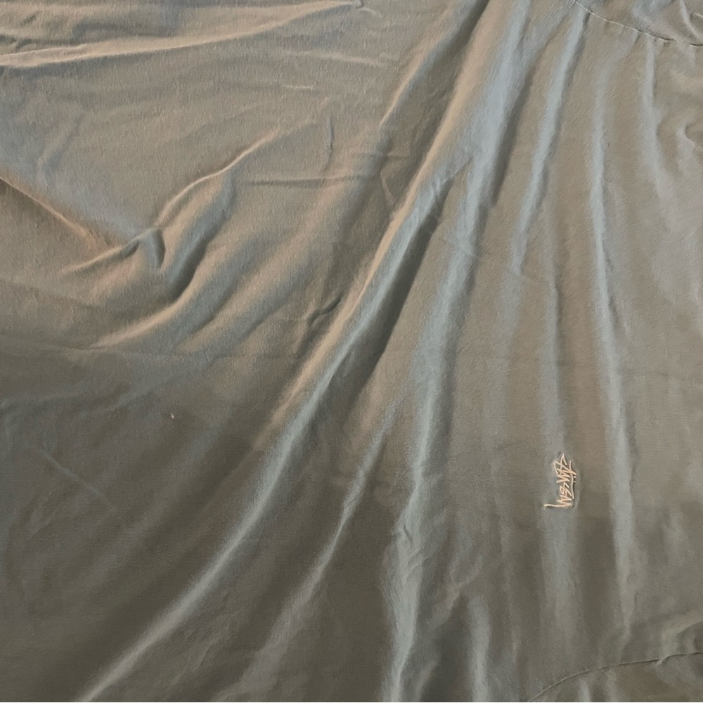 Plain blue stussy corner logo M